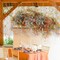 36 Pcs Orange Hanging Swirl Decorations - Ombre Felt Ceiling Streamers for Fall Harvest, Thanksgiving Party, Autumn Wedding, & Pumpkin Baby Shower Decor